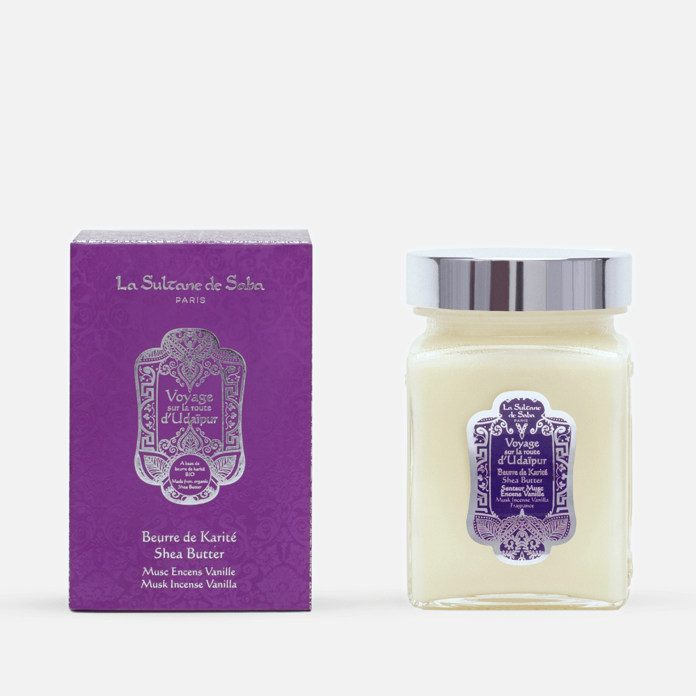 Масло карите для тела и волос La Sultane de Saba Мускус, Ладан, Ваниль, 300мл