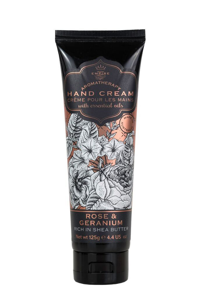 Крем для рук EMPIRE AUSTRALIA с маслами розы и герани, коллекция BOTANICALS, 125мл