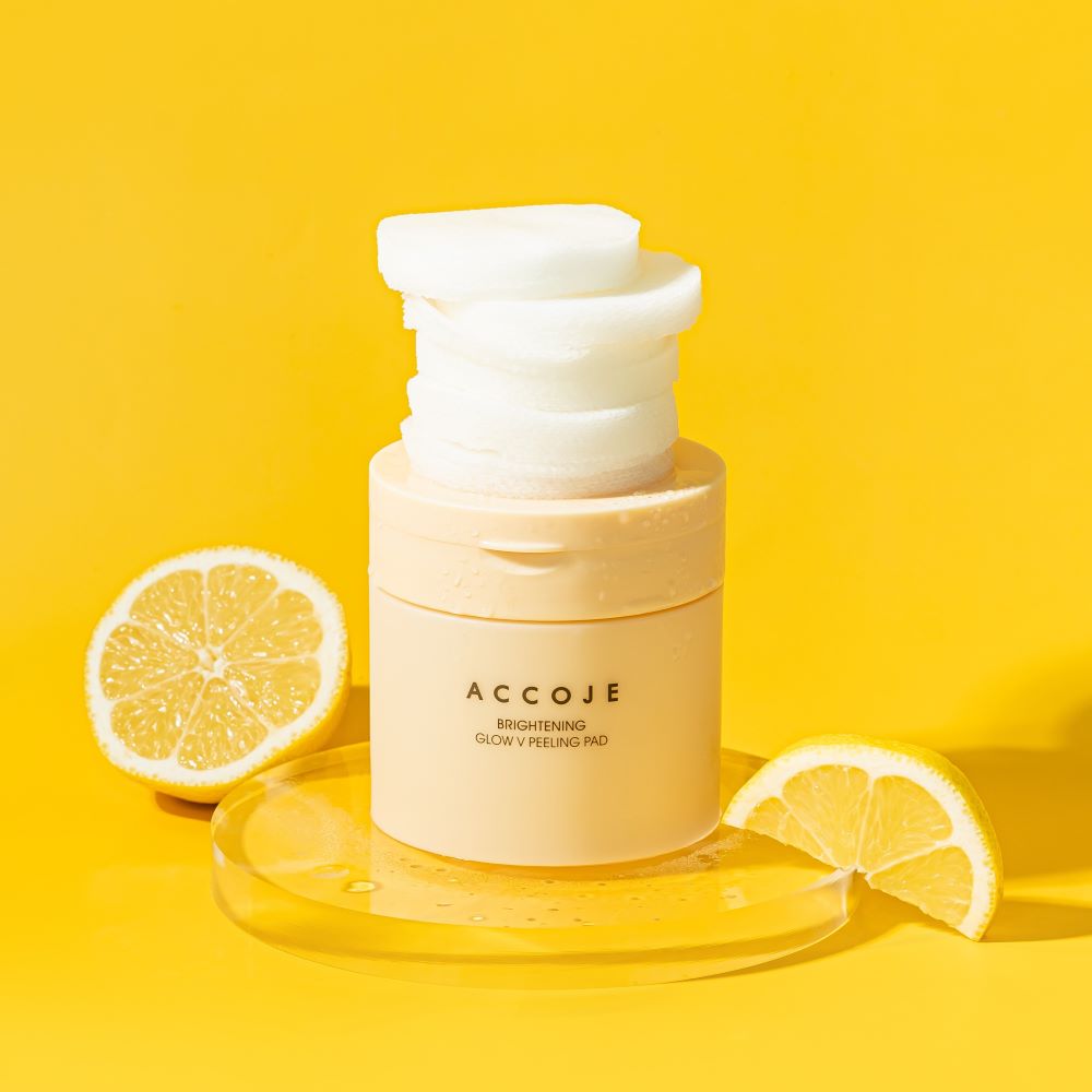 Осветляющие диски Accoje для пилинга и сияния кожи Brightening, 150 мл