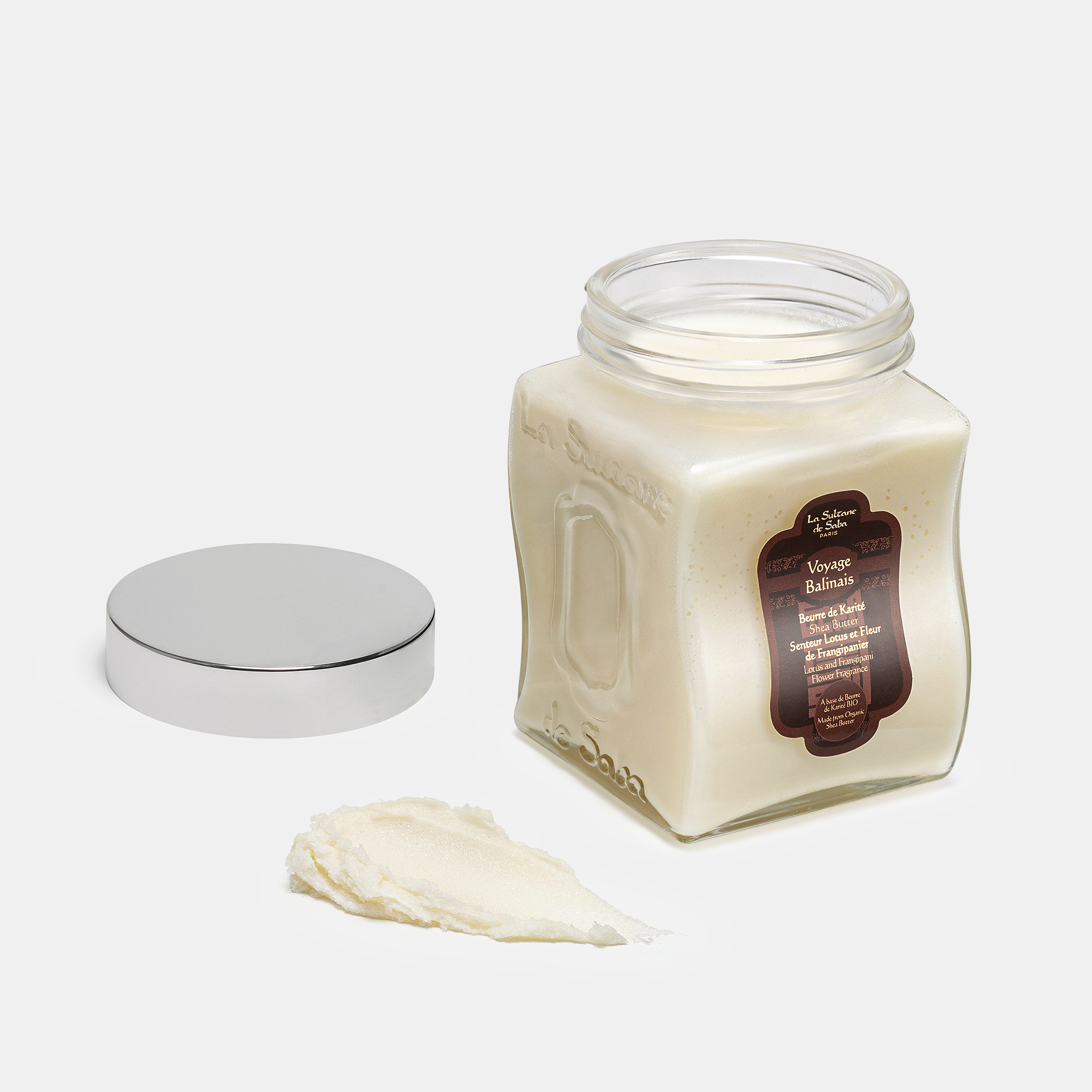 Масло карите для тела и волос La Sultane de Saba Лотос и Франжипани, 300мл