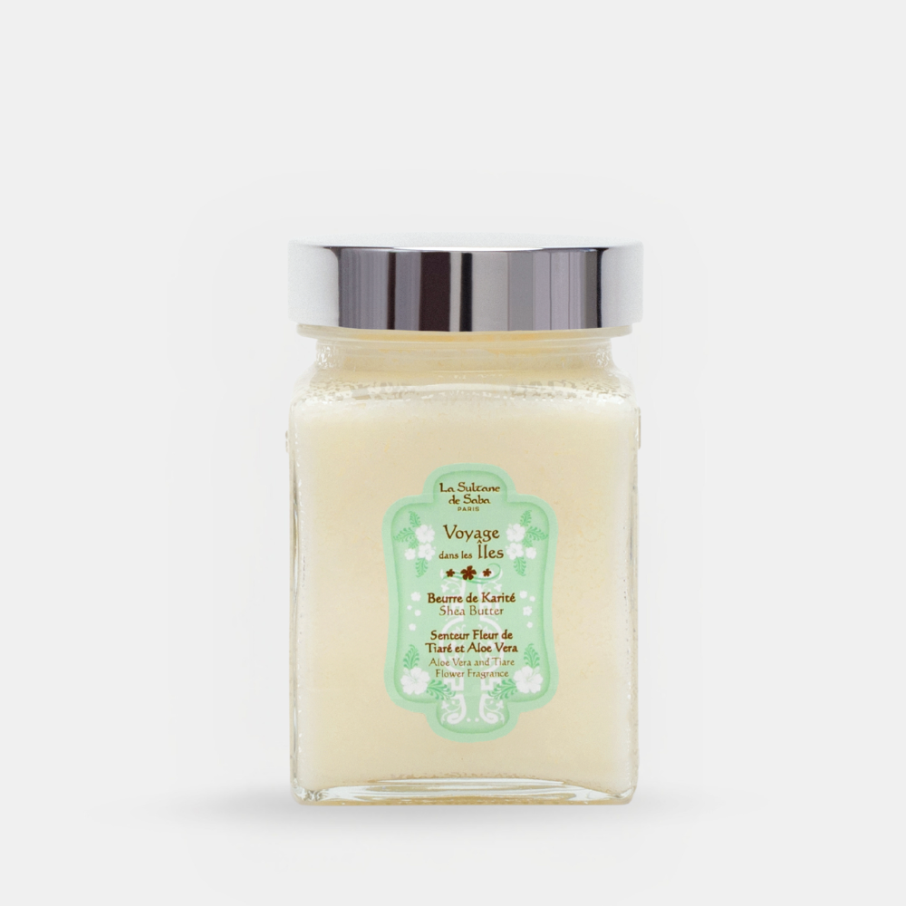 Масло карите для тела и волос La Sultane de Saba Алоэ Вера и Цветы Тиаре, 300 мл