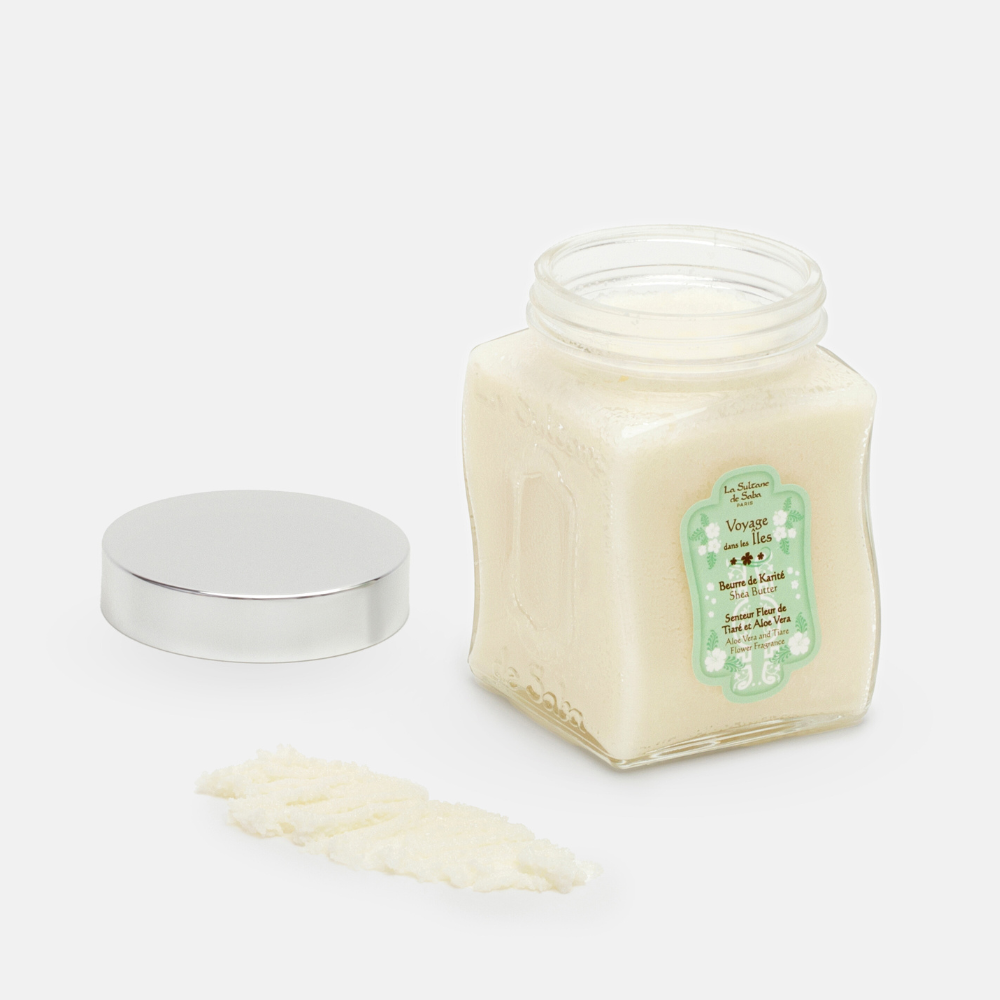 Масло карите для тела и волос La Sultane de Saba Алоэ Вера и Цветы Тиаре, 300 мл