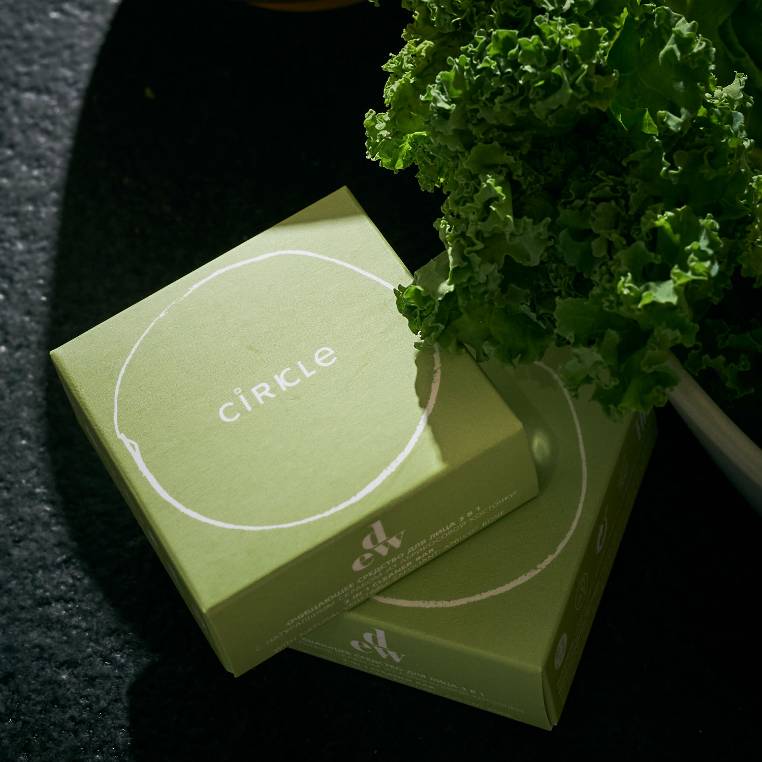 Очищающее средство для лица CIRKLE 3 в 1 с натуральным скрабом из абрикосовой косточки, 50 г