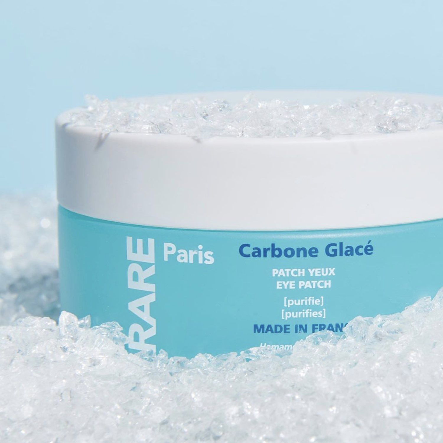 Очищающие патчи для области вокруг глаз Carbone Glacé RARE Paris, 60 шт